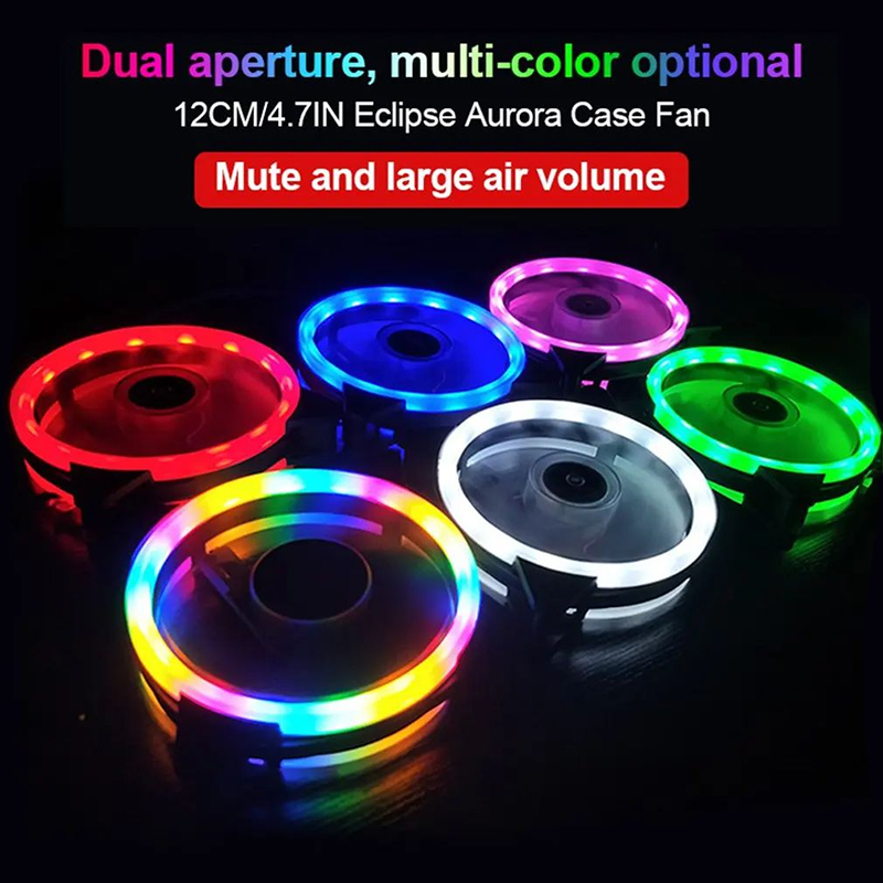 Rgb Light Strip - 12cm Aurora Double-sided Illuminated Computer Case