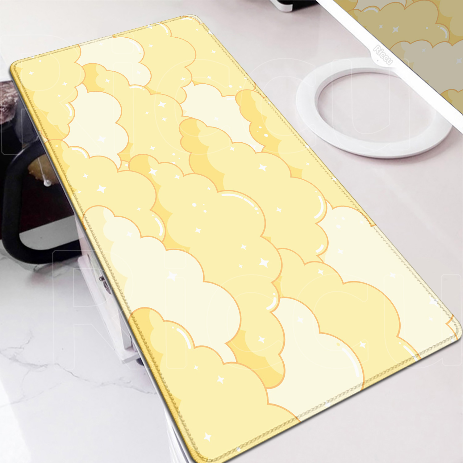 Yellow Cloud Mouse Pad Gamer M - Pc Gaming Yellow review and price