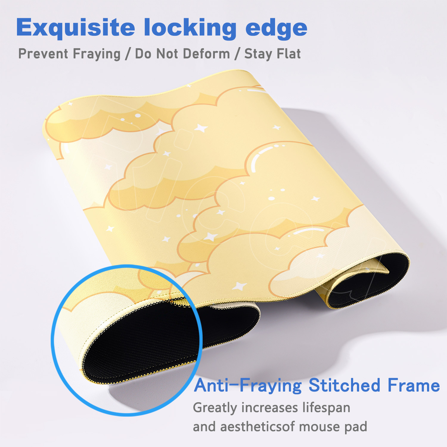 Yellow Cloud Mouse Pad Gamer M - Pc Gaming Yellow review and price