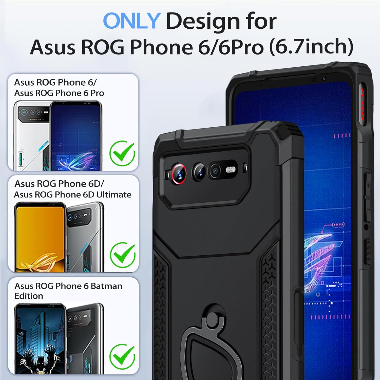 ROG Phone 5 Case Shockproof Fo - Pc Gaming Case review and price