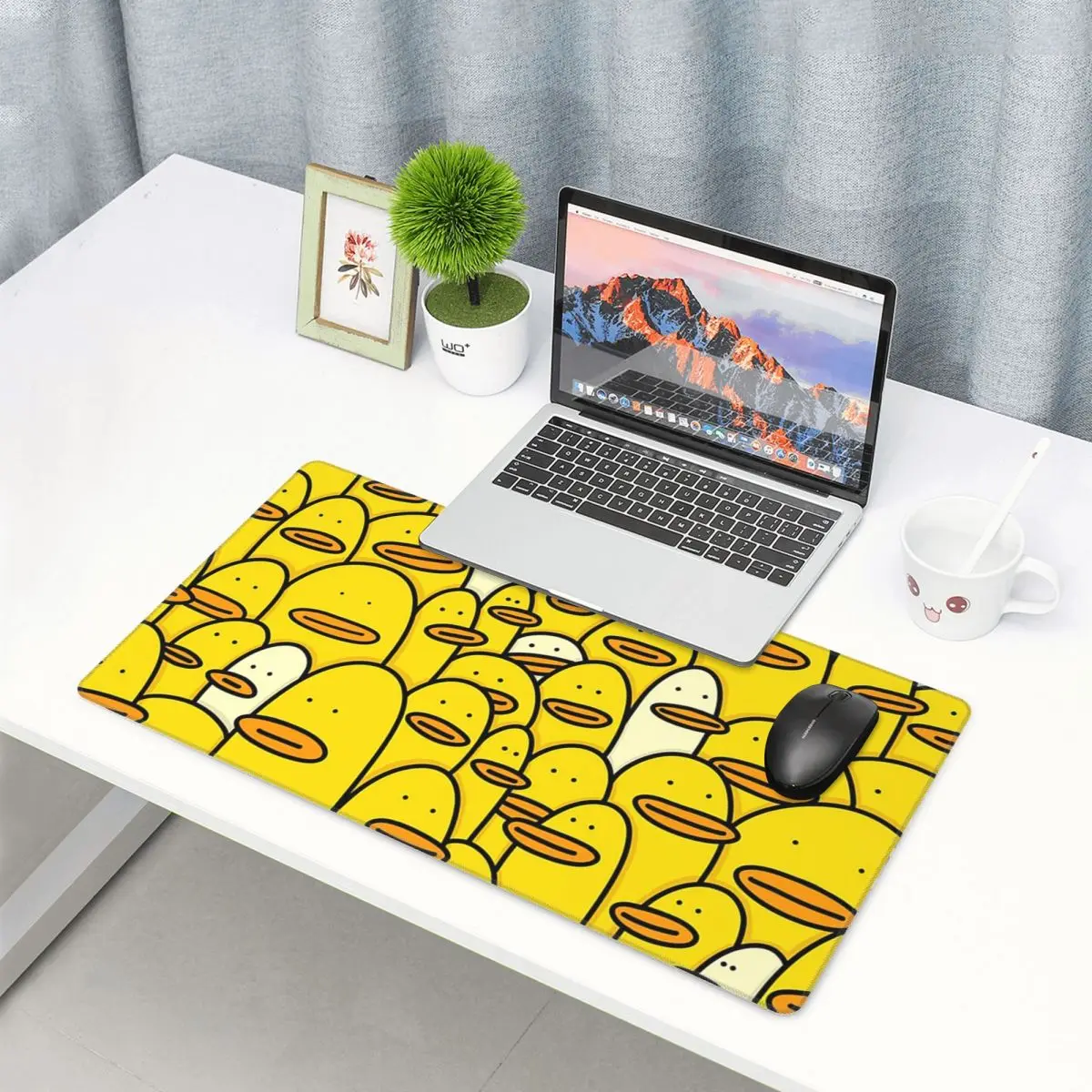 Large Mouse Pad Cartoon Yellow - Pc Gaming Yellow review and price