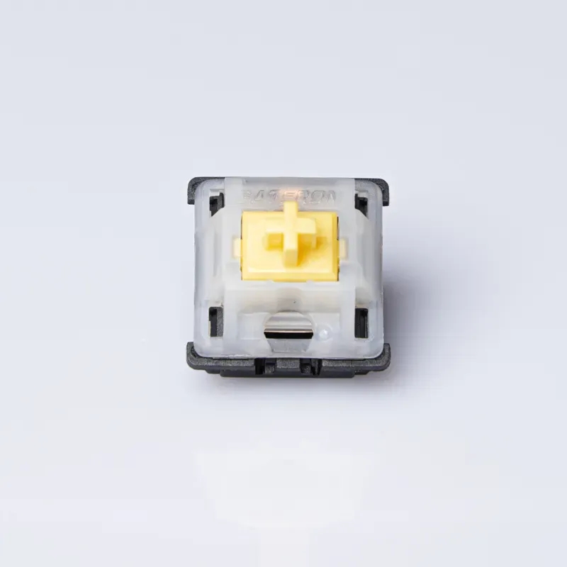 Gateron Milky Top Black Bottom - Pc Gaming Yellow review and price