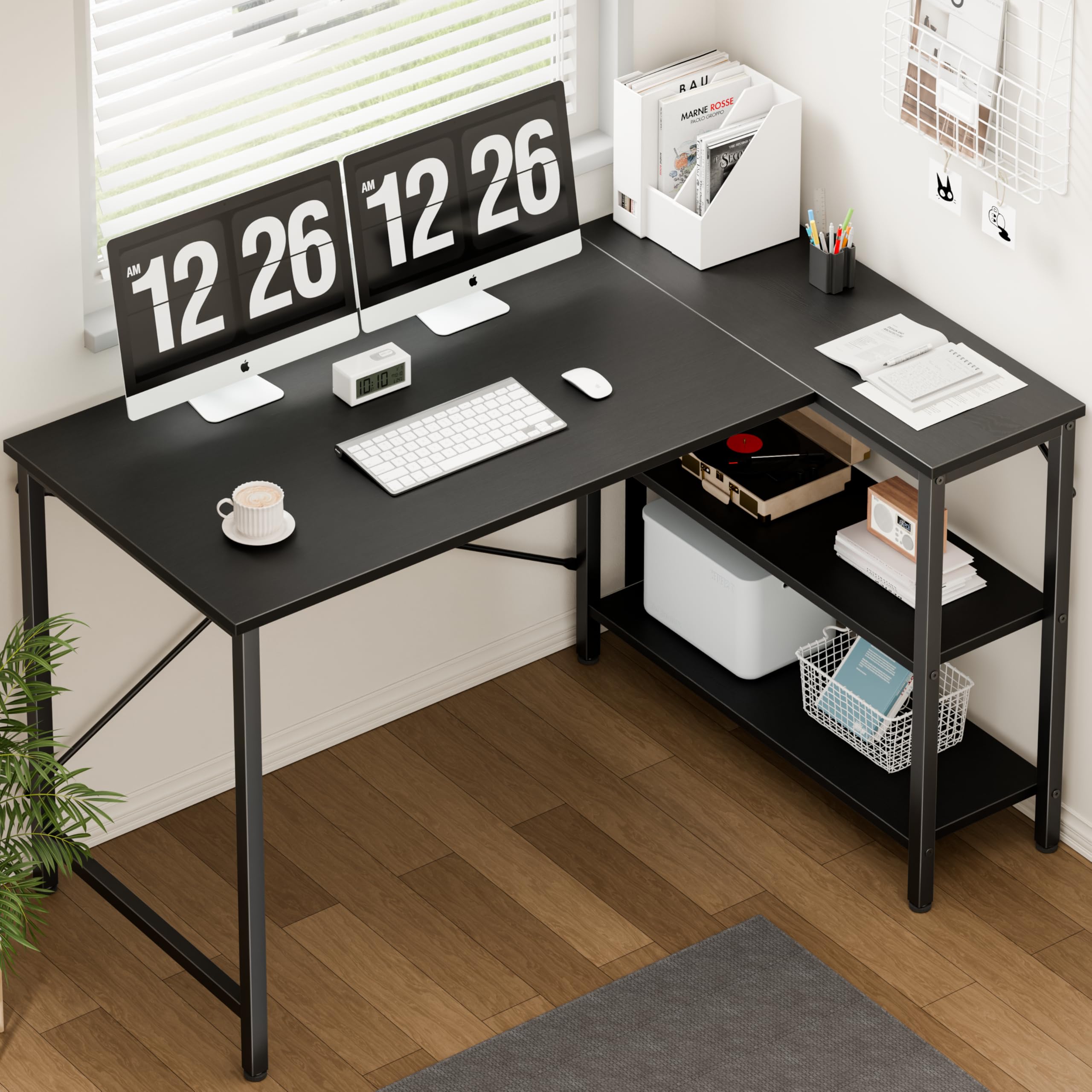 JHK L Shaped Desk 47 Inch Comp - Pc Gaming Center review and price