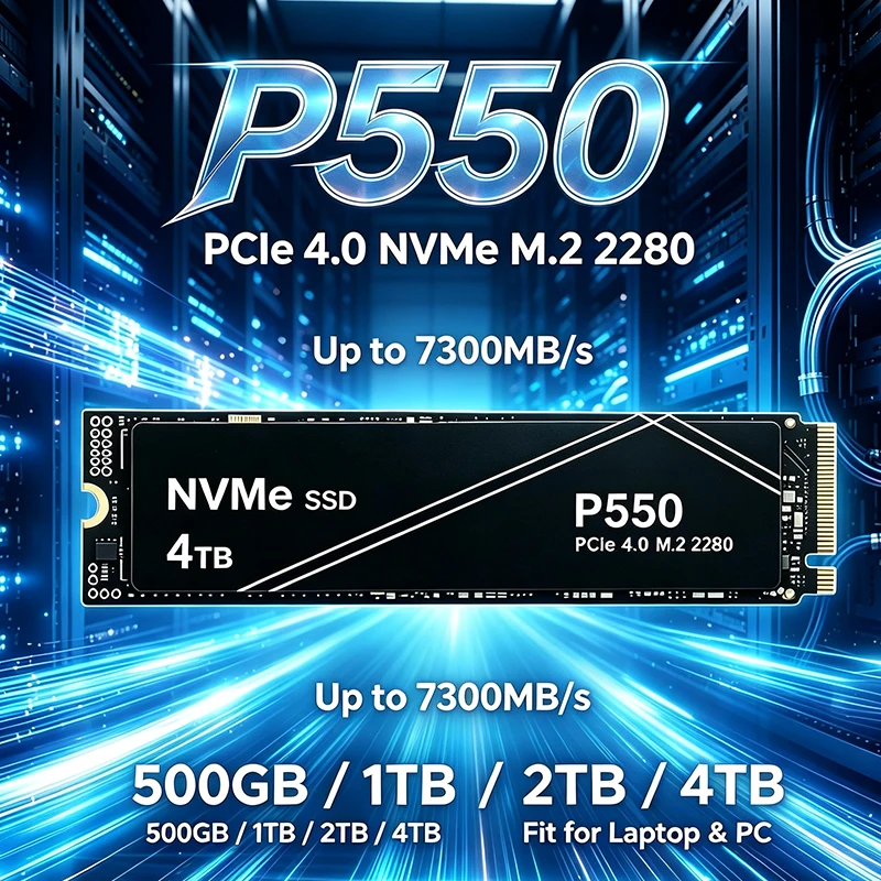 New P550 M.2 2280 PCIe4 NVMe S - Pc Gaming News review and price
