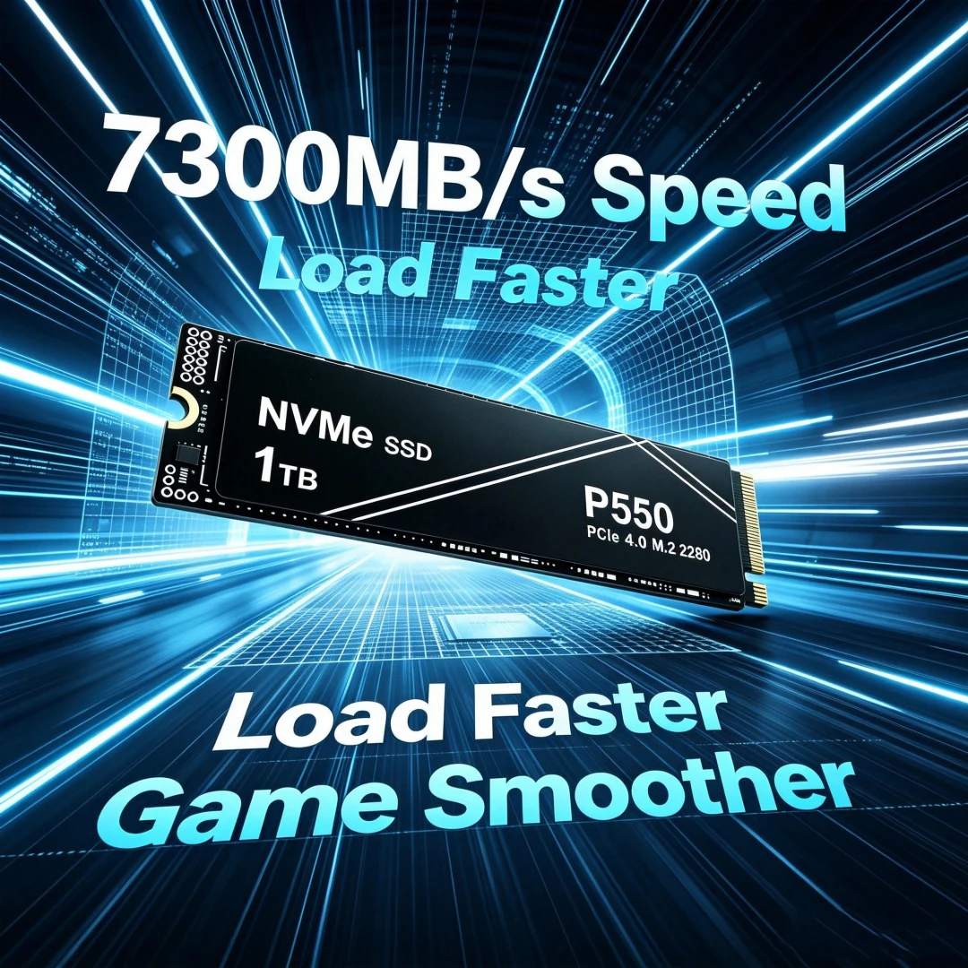 New P550 M.2 2280 PCIe4 NVMe S - Pc Gaming News review and price