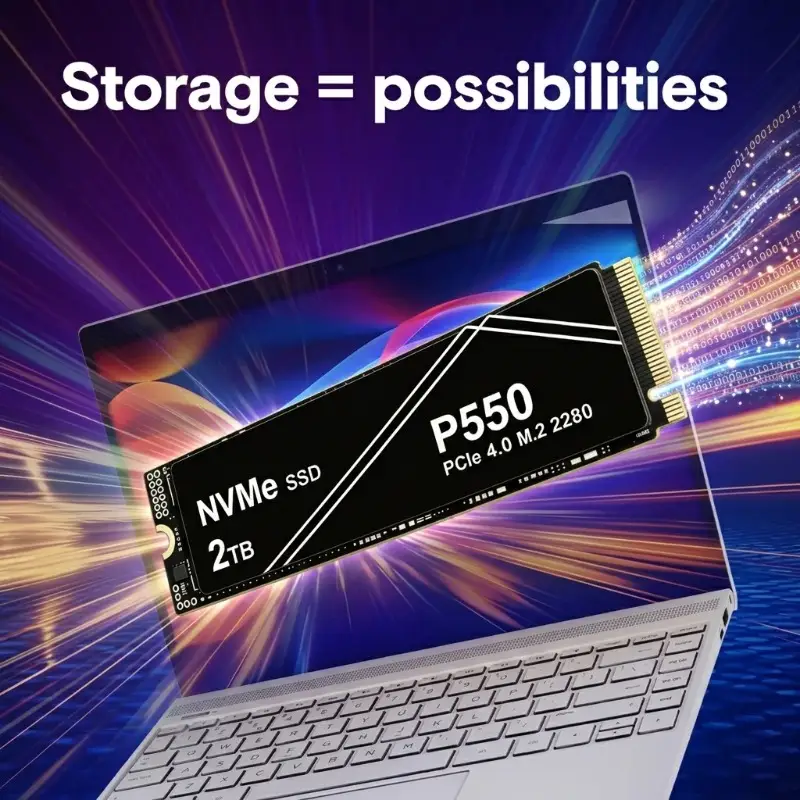 New P550 1TB/2TB/4TB PCIe NVMe - Pc Gaming News review and price