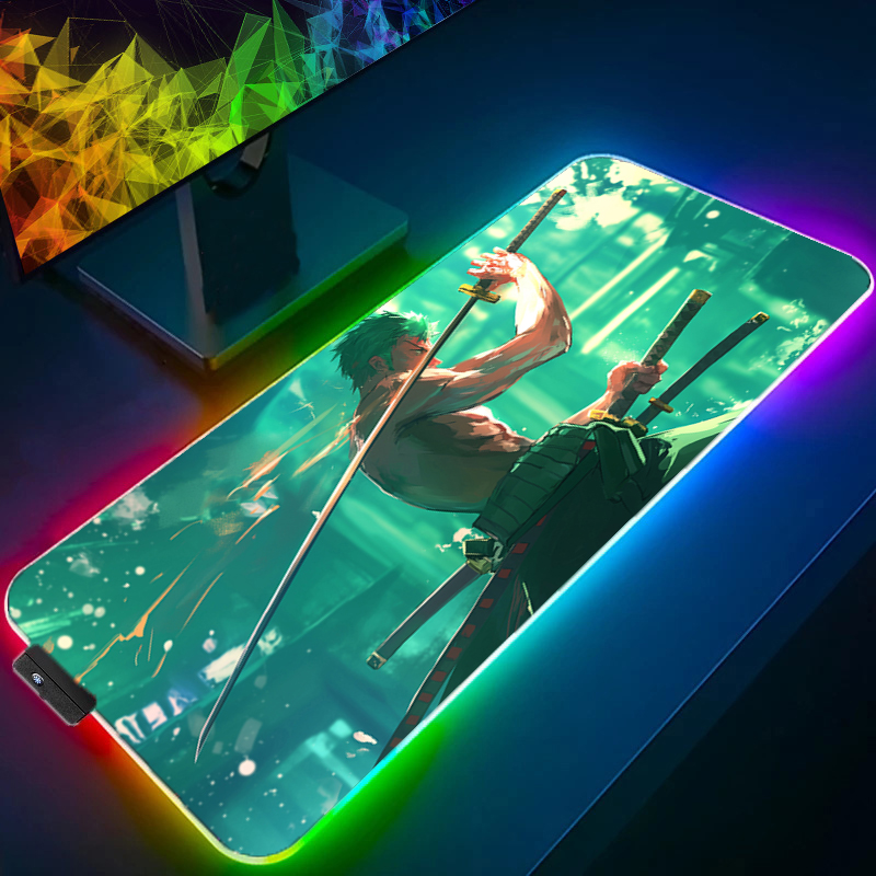 ONE PIECE Zoro Mouse Pad RGB G - Pc Gaming Simulator review and price