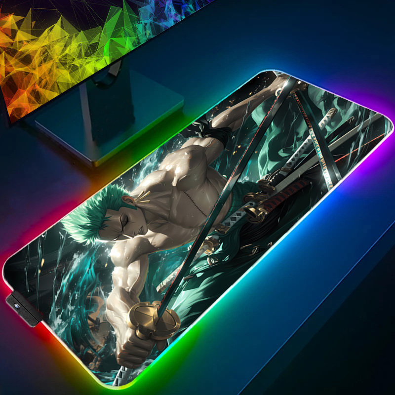 ONE PIECE Zoro Mouse Pad RGB G - Pc Gaming Simulator review and price