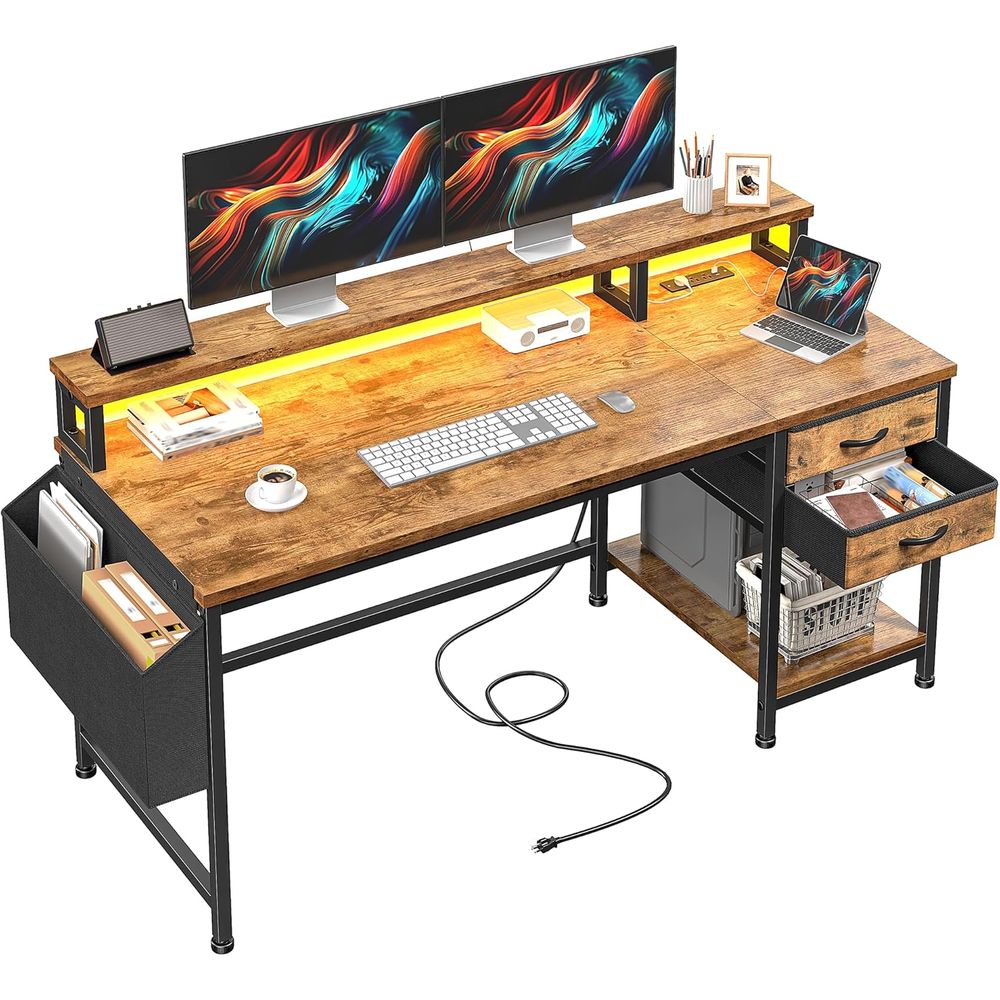Compact 48 Gaming Desk with Wi - Rgb Light Strip review and price