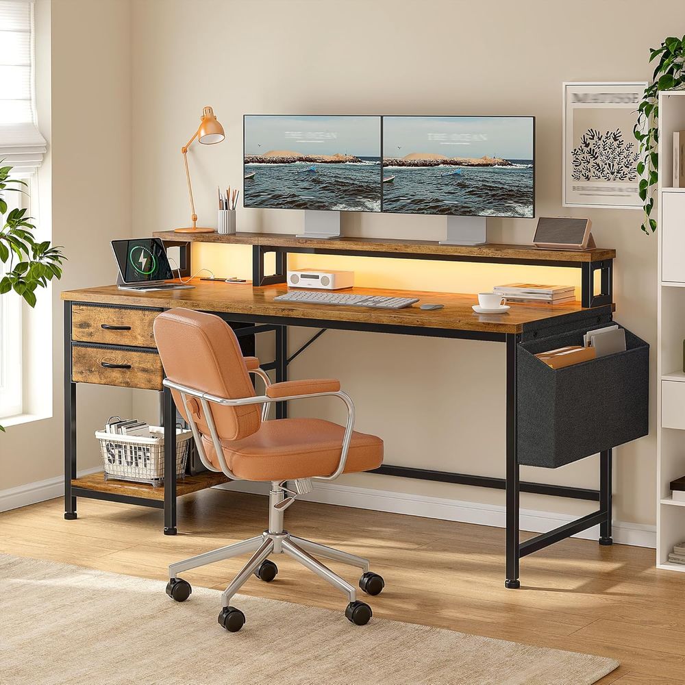 Compact 48 Gaming Desk with Wi - Rgb Light Strip review and price