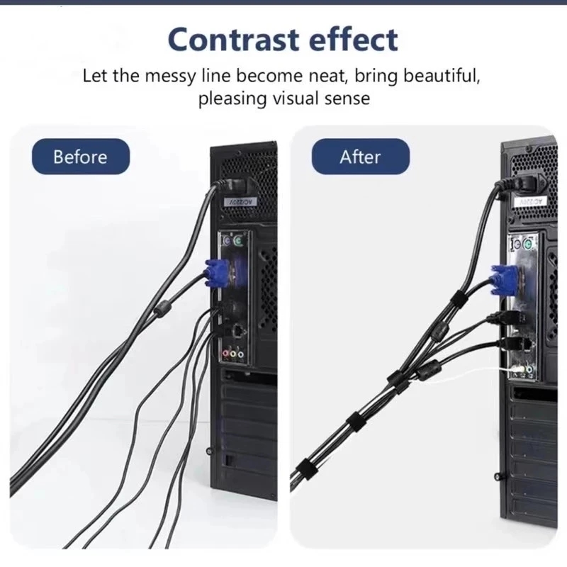 Cable Organizer Ties Tearable  - Cable Management Sleeve review and price