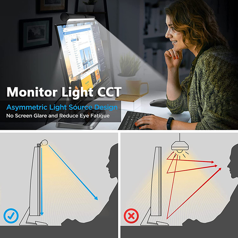 LED Monitor Light Bar RGB Step - Pc Gaming Yellow review and price
