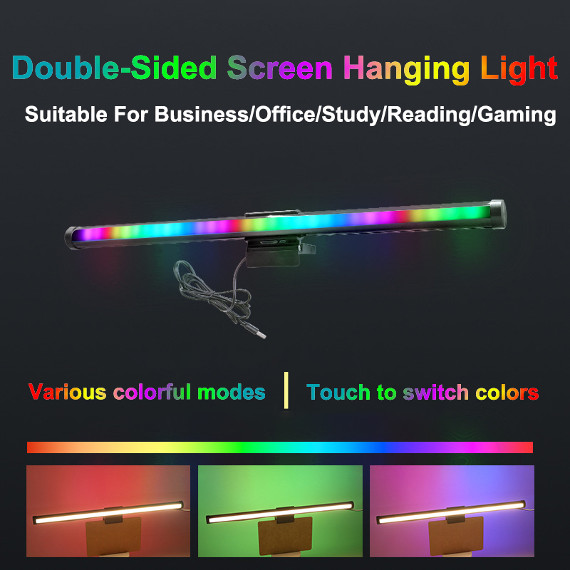 LED Monitor Light Bar RGB Step - Pc Gaming Yellow review and price