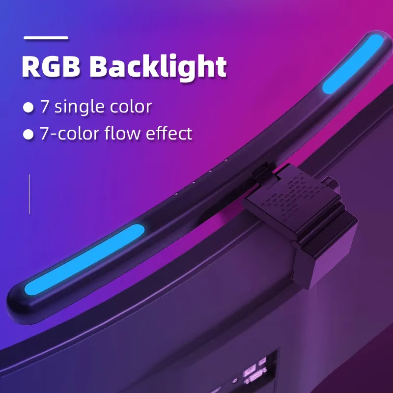 Curved LED Monitor Light Bar U - Pc Gaming Simulator review and price