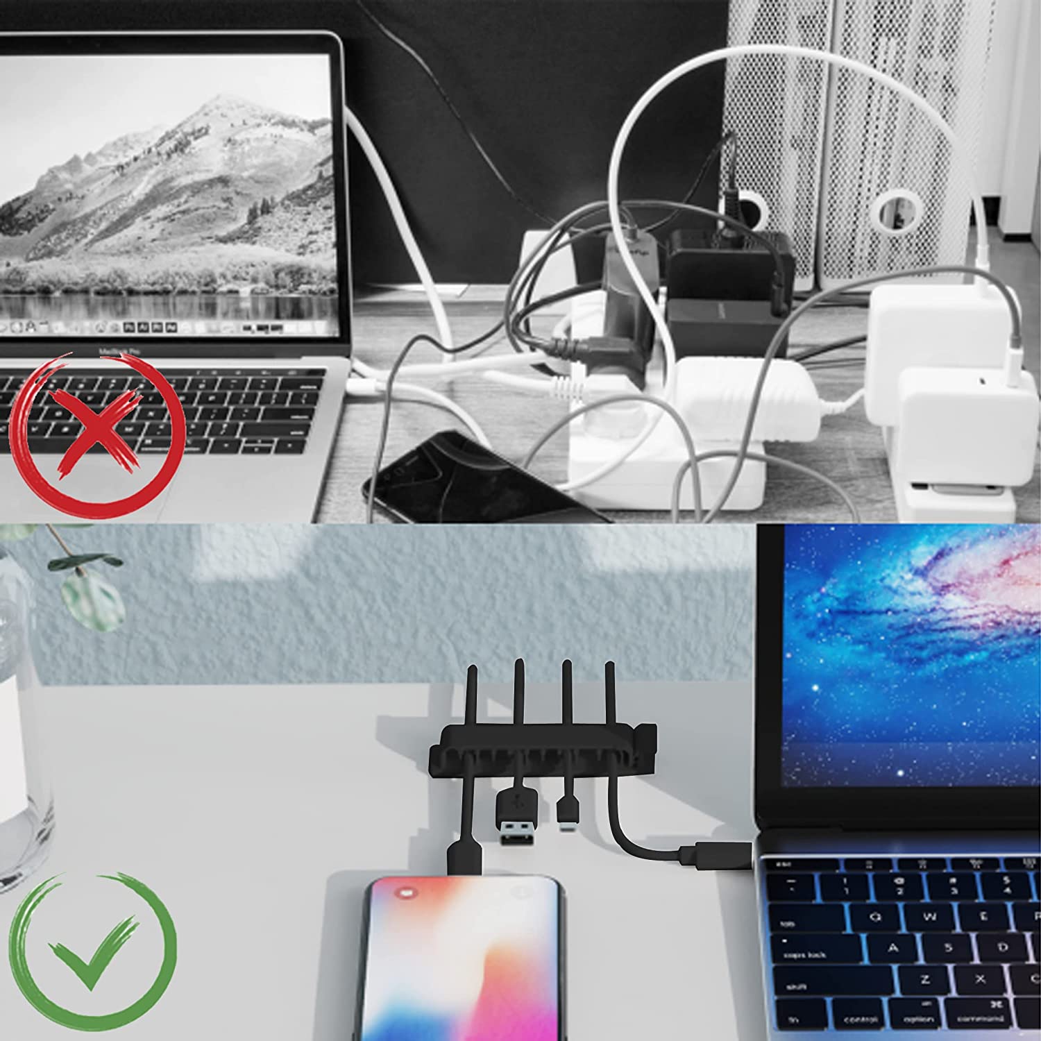Cable Organizer Cord Managemen - Cable Management Sleeve review and price